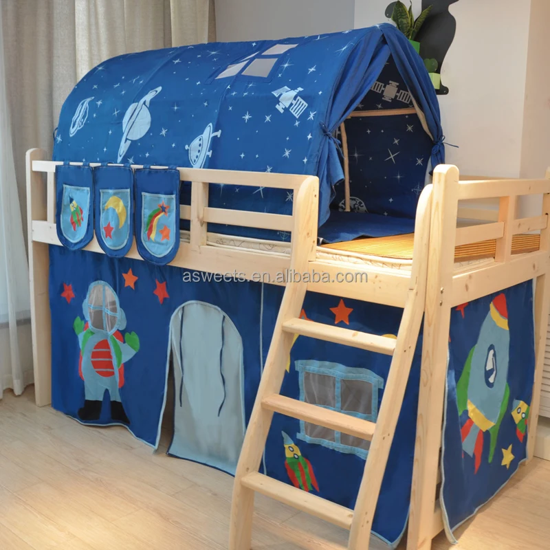 Niños cama carpa túnel al por mayor cielo azul sueño casa