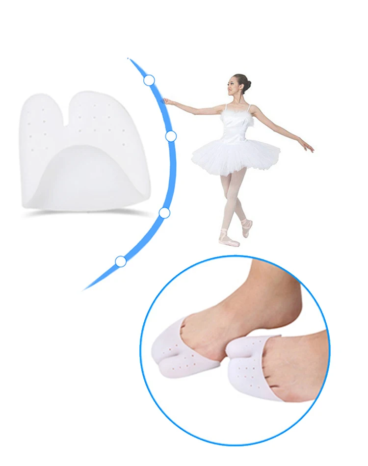 Soft Silicone Gel Pointe Ballet Dance Shoe Toe Pads Toe Protector With