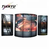 Advertising plastic frame light weight rectangle umbrella pop up photo booth