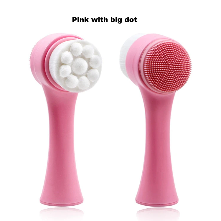 

factory wholesale Deep Facial Cleansing Silicone Face Exfoliator Brush, White,pink,blue