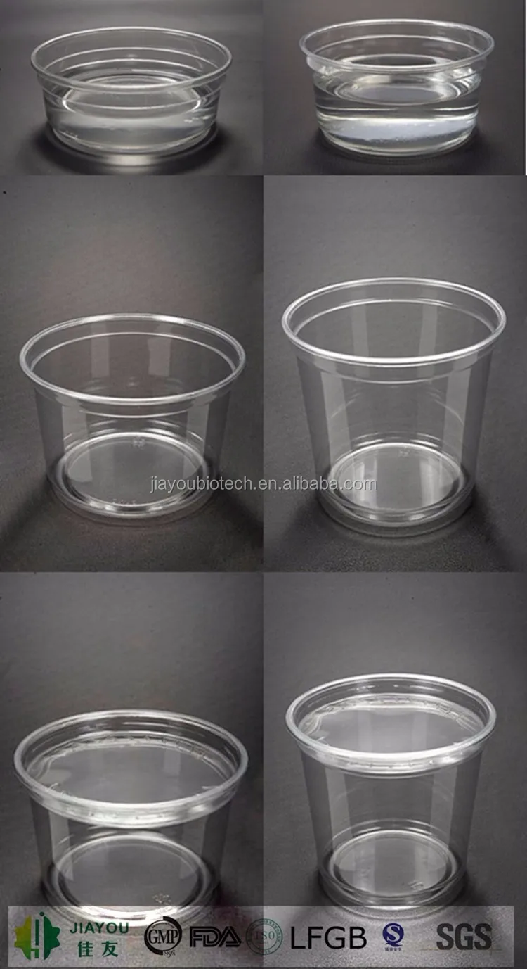 Small Pet Soft Plastic Yogurt Containers With Dome And Flat Lid Buy