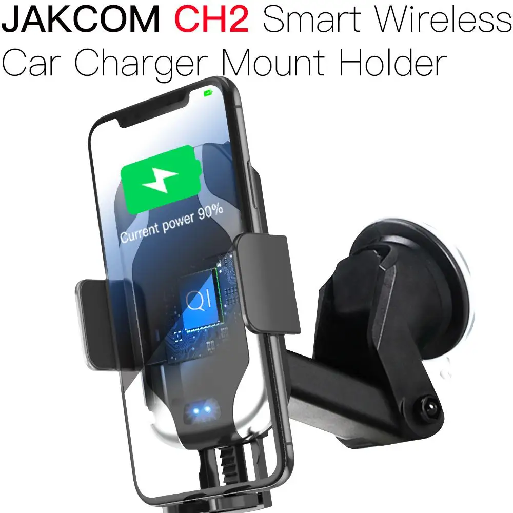 JAKCOM CH2 Smart Wireless Car Charger Holder Hot sale 2019 new arrivals cell phone accessories Wireless Charger