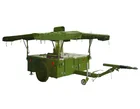 軍事分野携帯調理キッチントレーラー軍キャンプシャワートレーラー多機能キャンプトレーラー