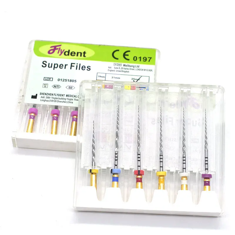 
Dental super files dental rotary files endodontic files Use for Root canal cleaning dental insrument 