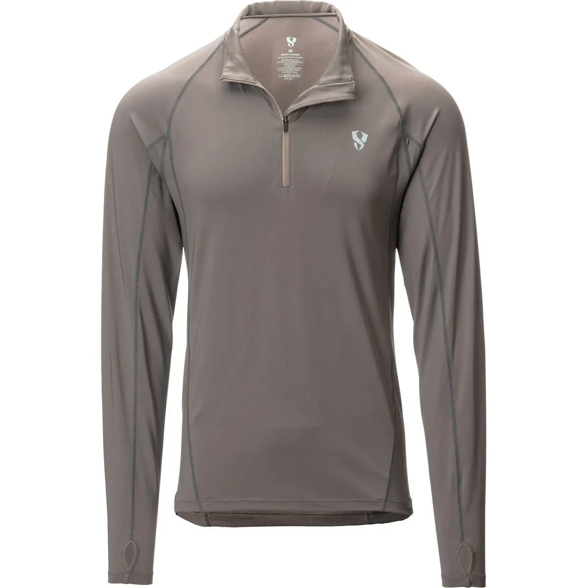 CLIMATESMART Mens Size Comfortwear Tall Long Sleeve 1//4 Zip Midweight Baselayer Top