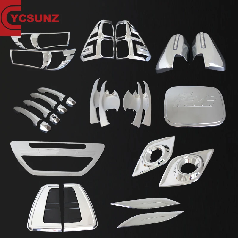 

YCSUNZ Hilux Car Accessories ABS Chrome Kits Full Set For Hilux Revo 2016