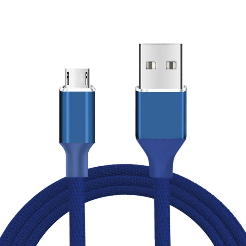 3ft Fabric braided fast Charging Cable With Micro USB Cable USB 2.0 Usb Cable - ANKUX.COM