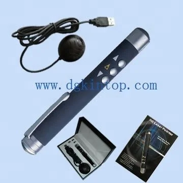 
Dongguan kintop Wholesale laser pointer remote control 1mw/5mw with red laser Brass material for ppt remote 