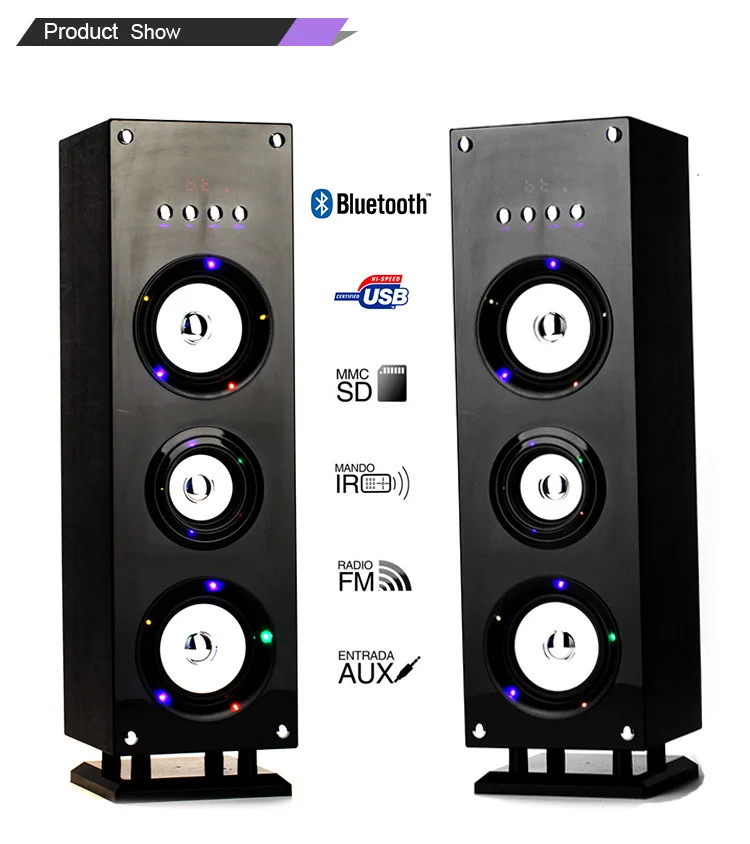 Full Black Acrylic Front Panel Revolve Wireless Smart Bluetooth