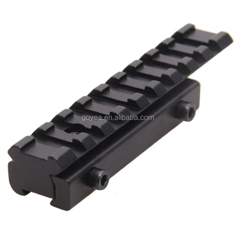 

Dovetail to Weaver Rail Base Mount 3/8 to 7/8" Converter Adapter 11mm to 20mm, Matte black
