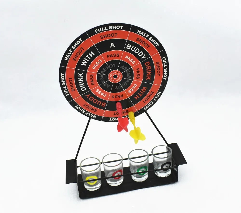 Drinking Dart Game Board Drinking Game With Dart Flights Dart