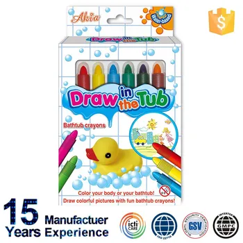 draw in the tub crayons