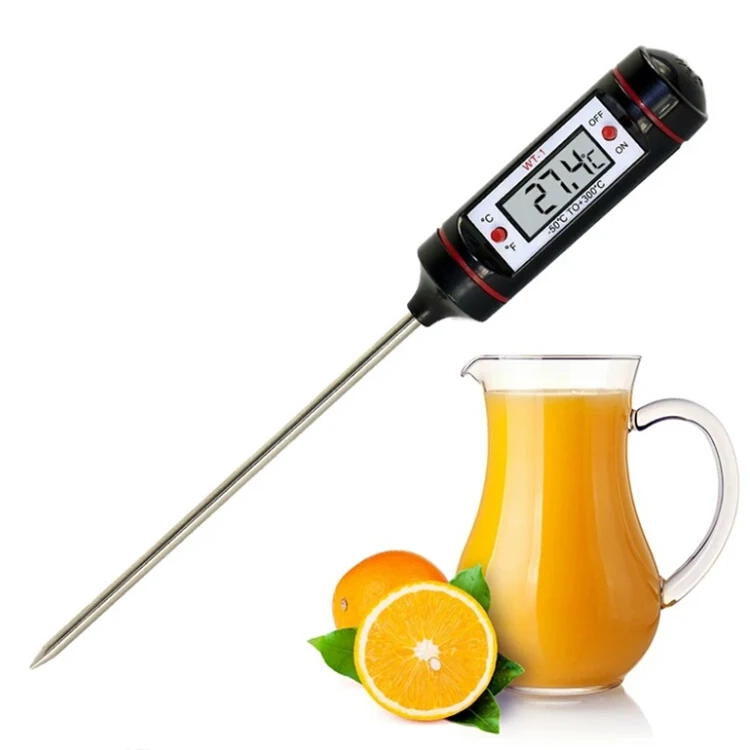

Factory sell digital kitchen thermometer WT-1 cooking food meat thermometer, Black;white