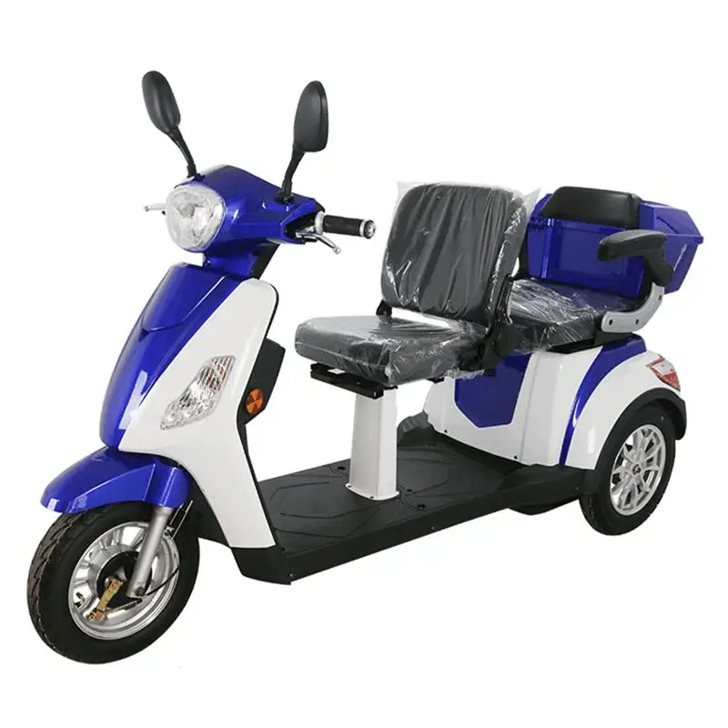 

Passenger 500w 800W three wheel electric scooter with two seat EEC approval