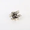 Invisible Concealed Hidden Butterfly Shape 125 Degree Double Cup Q Mitred Door Cabinet Hinge For Wood Furniture Hinges