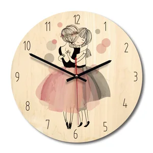 Image of Chinese Newest Design 12 Inch Modern Wooden Decorative Wall Clock