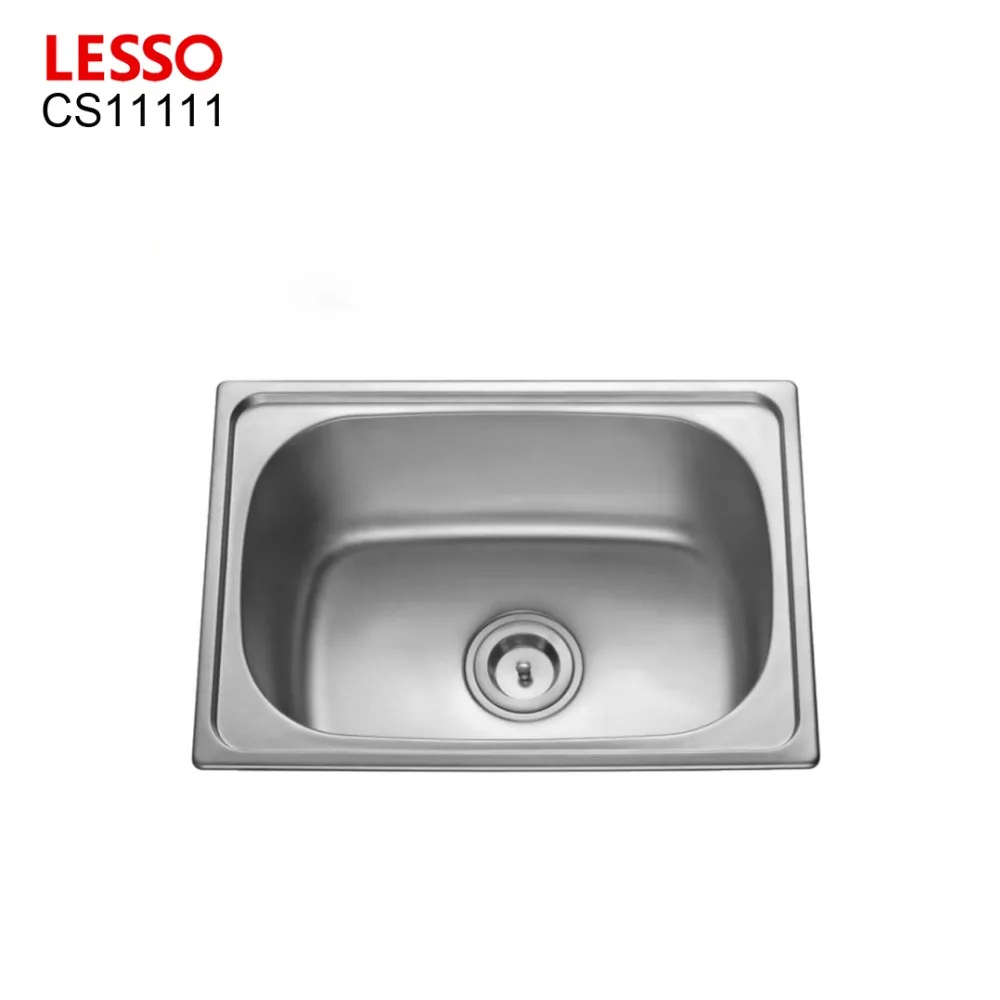Cs11111 Lesso Handmade Stainless Steel Brushed Kitchen Sink