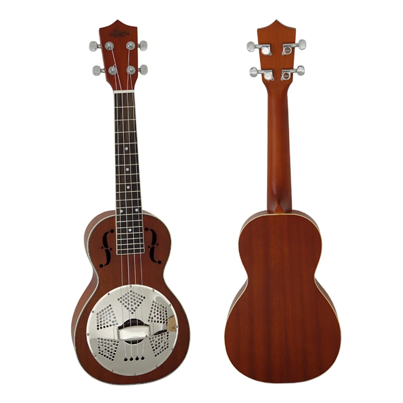 

Wholesale price Aiersi Brand ukelele Mahogany Body 26 Inch Tenor Resonator Ukulele guitar