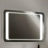 Elegant bathroom makeup mirror with LED light IP44 CE waterproof Approval Backlit illuminated wall mirror