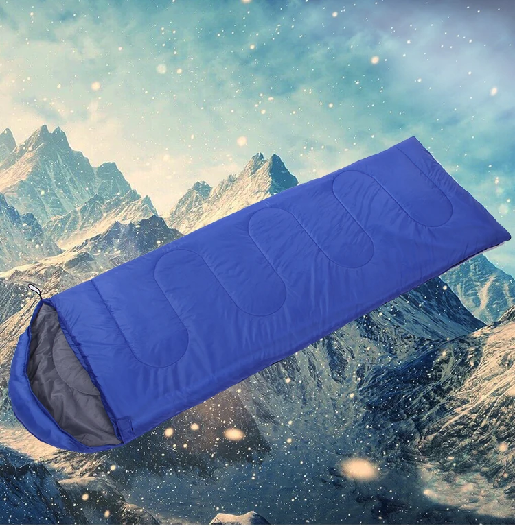 Stock Outdoor Hooded Sleeping Bag Suppliers Hiking Camping Cheap