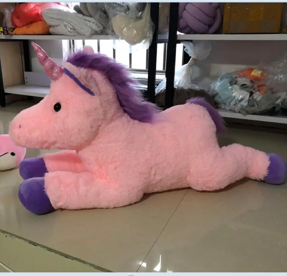 large plush unicorn