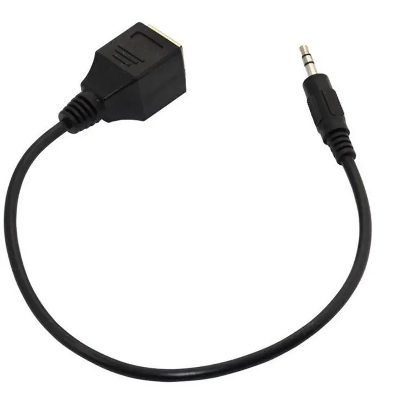 3.5mm TRRS Male Plug To RJ45 Ethernet Adapter Cable - 14cm White, For Audio Over LAN 5 thumbnail image