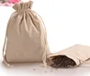 cotton fabric 15x20cm packaging small item Drawstring Bag Tea Packages For Packaging Printed Logo Bag 100pcs/lot Wholesale