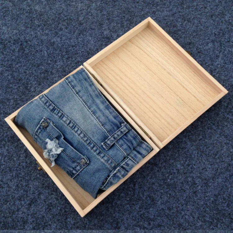 foam essential oil wooden box with pin lids with foam slide