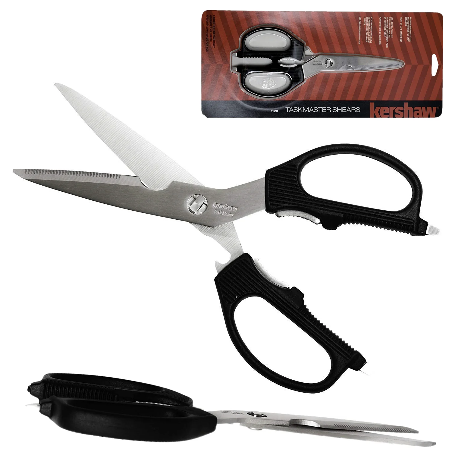 kershaw stainless steel blade multi-function scissors