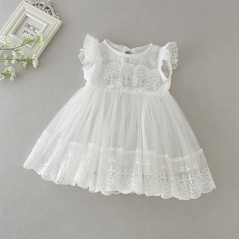 3 month white dress