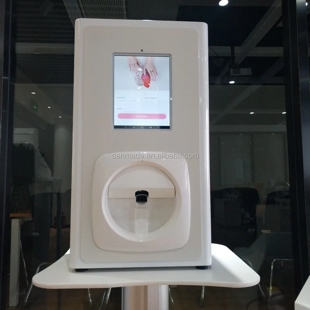 

Professional 3D digital nail art printer machine, White & black