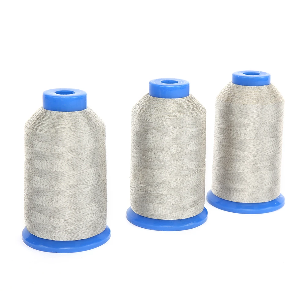 Wholesale 100 Polyester Esd Silver Fiber Conductive Sewing Thread For Protect Clothing Buy