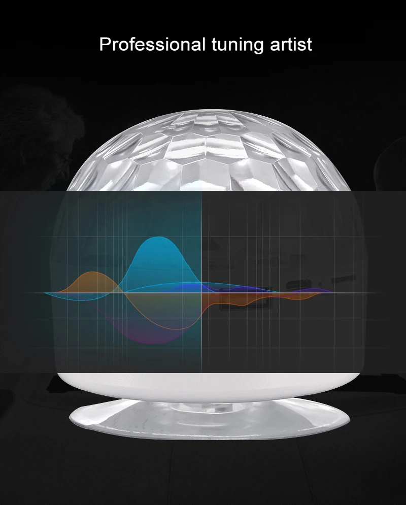 New Cheap Wireless BT LED Stage Speaker Color Light Radio Mini Speaker - ANKUX.COM