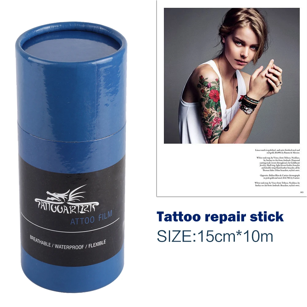 Yilong High Quality Tattoo Repair Stickers for protecting tattoo part 15*10cm