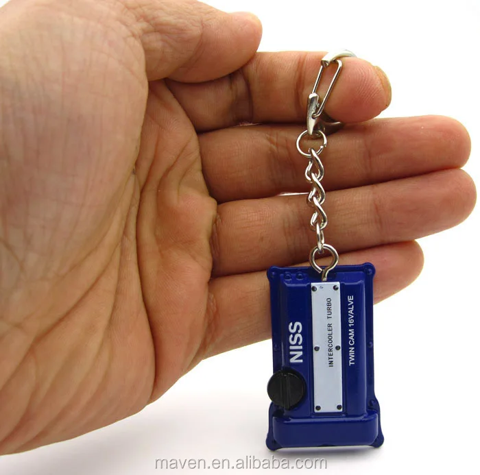 Zinc Alloy Sr20 Twin Cam Intercooler Turbo Engine Valve Cover Keychain Keyring