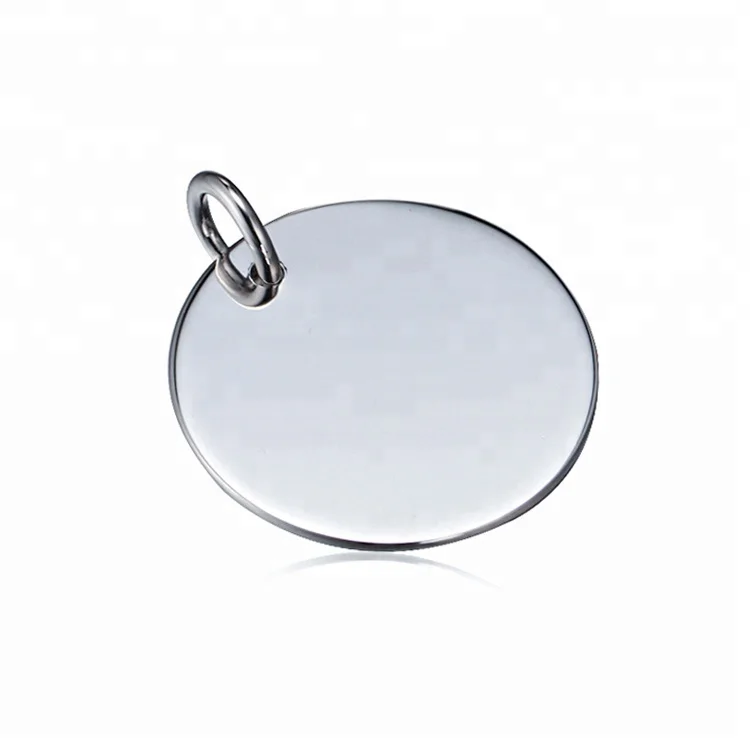 

ACEWORKS 925 Sterling Silver Dog Tag Pendant Custom Silver Tag, Gold;antique;rose gold;silver...