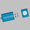 Custom PVC material personalized logo 4gb shipping forwarder container shape usb flash drive