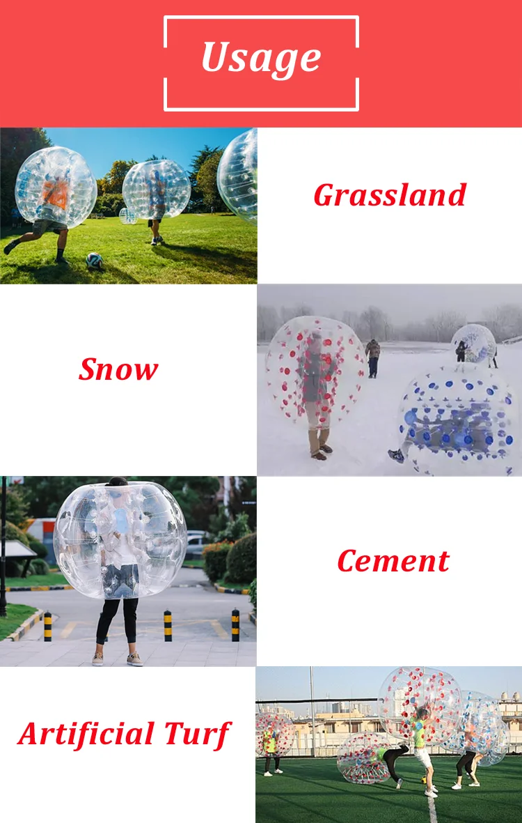 Haotong new style  human inflatable bumper bubble ball/body bumper ball for sale 