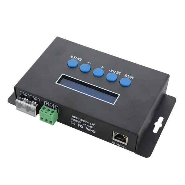 
BC-204 Addressable dmx multi channel computer controlled artnet ws2812 matrix rgb led controller 