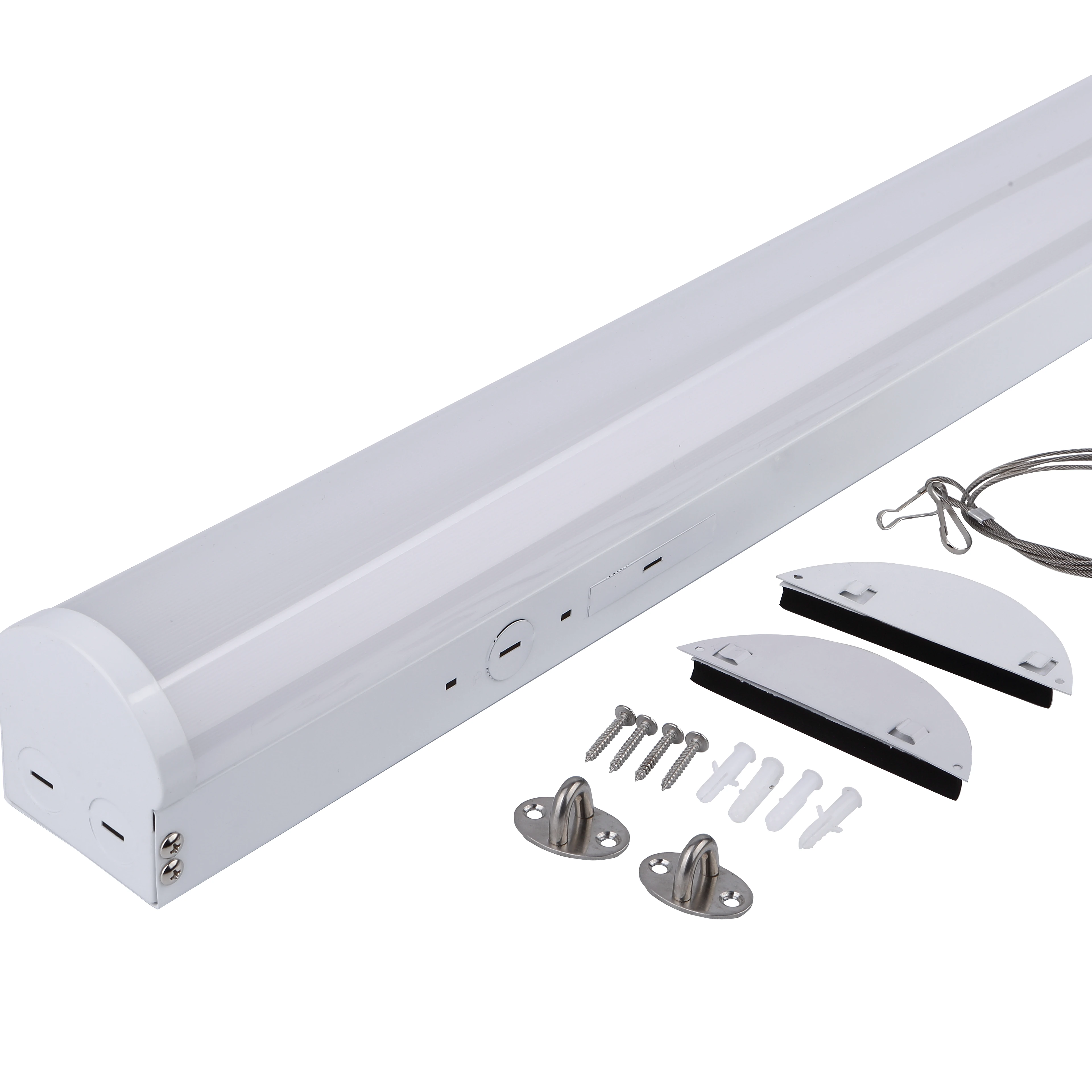 24W 40w  listed DLC and ETL with three types covers led strip light linear used in indoor