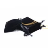 Brand new custom drawstring logo printed microfiber felt jewelry packaging pouch bag