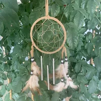 

Dream Catcher Wind Chime Wind Bell with 3 Aluminum Tubes with Beautiful Sound for Patio,Garden, Balcony,Yard,Porch,Outdoor