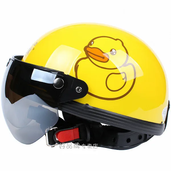 bicycle duck with helmet