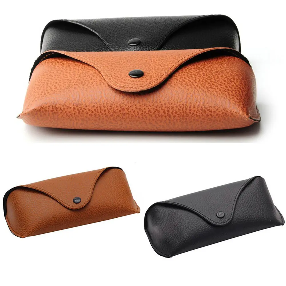 

Hot Sale Unisex Leather Eye Glasses Sunglasses Protector Holder Box Case Cover