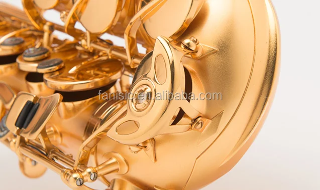 brush gold alto saxophone/Abrasive blasting golden saxophone