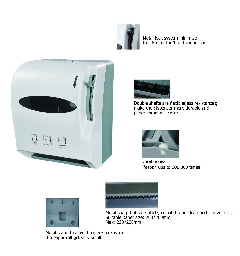 Mechanical Lever Operated Hand Paper Towel Roll Dispenser Buy Hand