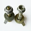 12.9 grade camber bolts with 2 tab washers and flange lock