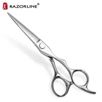 

Razorline CK05 Hot Sale Silver Professional Factory Made SUS440C Steel Hair Cutting Scissors Set