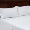 Wholesale Cheap White Color Plain Single Size Hospital Bedsheet 100% Cotton