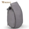 Muzee China Factory Designer Bag Minimalist Cotton Canvas USB Charging Backpacks Laptop Shoulder Bags Rucksack for Men ME1045